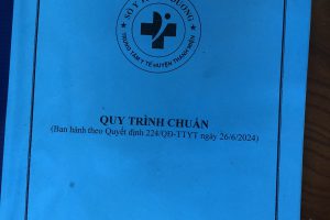 QUY TRÌNH CHUẨN CỦA TRUNG TÂM Y TẾ HUYỆN THANH MIỆN ( ban hành theo quyết định 224/QD-TTYT ngày 26/06/2024)